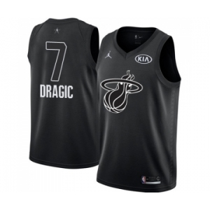 Men's Nike Miami Heat #7 Goran Dragic Swingman Black 2018 All-Star Game NBA Jersey