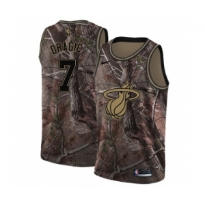 Men's Nike Miami Heat #7 Goran Dragic Swingman Camo Realtree Collection NBA Jersey
