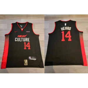 Miami #14 Tyler Herro Black Nike 2023-24 City Edition Swingman Jersey