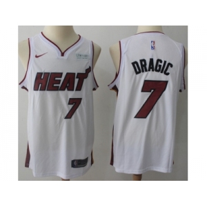 Nike Miami Heat #7 Goran Dragic White NBA Swingman Association Edition Jersey