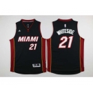 nba jersey miami heat #21 whiteside black[2016 new]