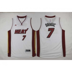 nba jersey miami heat #7 dragic white[2016 new]