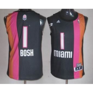 nba miami heat #1 bosh black-orange[2012 new][miami]