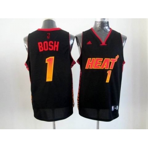nba miami heat #1 bosh black[limited edition]