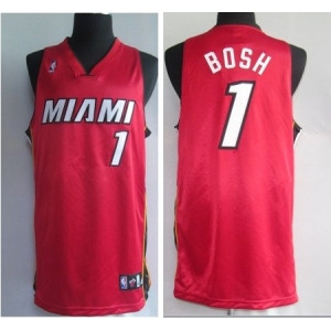 nba miami heat 1# bosh red