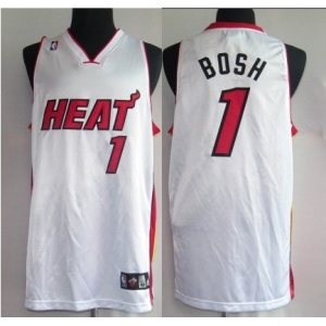 nba miami heat 1# bosh white