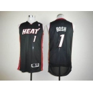 nba miami heat #1 chris bosh black[revolution 30]