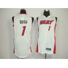 nba miami heat #1 chris bosh white[revolution 30]