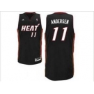 nba miami heat #11 andersen black[revolution 30 silver]