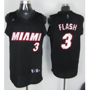 nba miami heat #3 flash  black