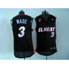 nba miami heat #3 wade black [latin nights swingman]