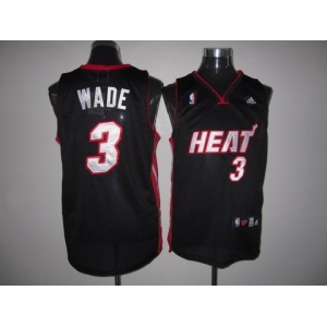 nba miami heat #3 wade black(fans edition)