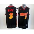 nba miami heat #3 wade black[limited edition-2]