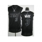 nba miami heat #3 wade black[revolution 30]