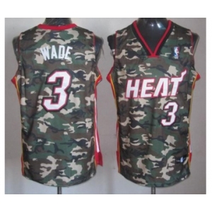 nba miami heat #3 wade camo