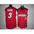 nba miami heat #3 wade red(fans edition)