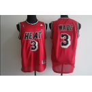 nba miami heat #3 wade red[m&n]