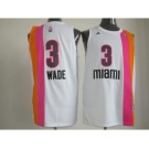 nba miami heat #3 wade white[2012 new][miami]