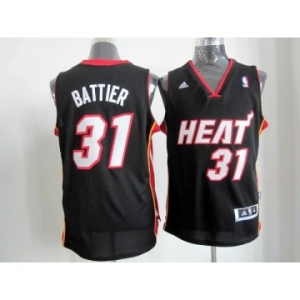 nba miami heat #31 battier black[revolution 30 swingman]