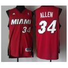 nba miami heat #34 allen red[revolution 30 swingman]