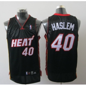 nba miami heat #40 haslem black