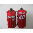 nba miami heat #40 haslem red