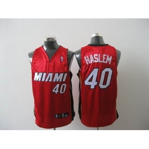 nba miami heat #40 haslem red