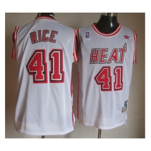 nba miami heat #41 rice white[fans edition]