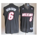 nba miami heat #6 bronbron black[bronbron][swingman 30 revolution]