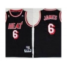 nba miami heat #6 james black m&n