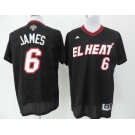 nba miami heat #6 james black[2014 new]