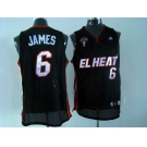 nba miami heat #6 james black[latin nights swingman]