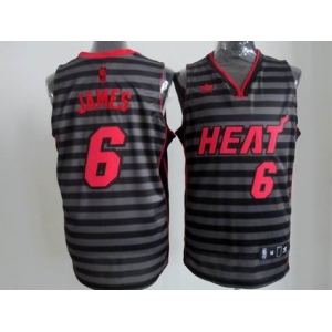 nba miami heat #6 james grey[black strip]