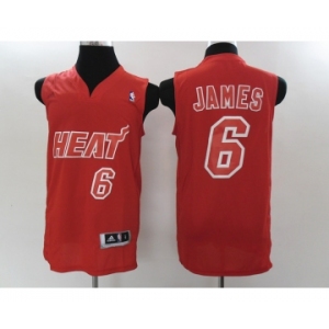 nba miami heat #6 james red[2012 latin nights]