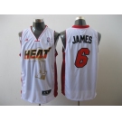 nba miami heat #6 james white[2011 finals memorial edition]