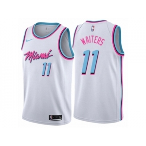 Women Nike Miami Heat #11 Dion Waiters Swingman White NBA Jersey - City Edition