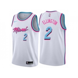 Women Nike Miami Heat #2 Wayne Ellington Swingman White NBA Jersey - City Edition