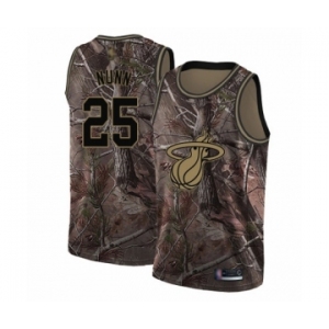 Women's Miami Heat #25 Kendrick Nunn Swingman Camo Realtree Collection Basketball Jersey