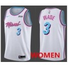 Women's Nike Heat #3 Dwyane Wade White NBA Swingman City Edition Jersey