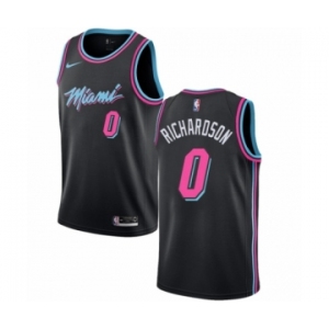 Women's Nike Miami Heat #0 Josh Richardson Swingman Black NBA Jersey - City Edition