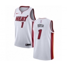 Women's Nike Miami Heat #1 Chris Bosh Swingman NBA Jersey - Association Edition