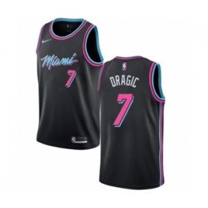 Women's Nike Miami Heat #7 Goran Dragic Swingman Black NBA Jersey - City Edition