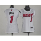 women nba jerseys miami heat #1 bosh white