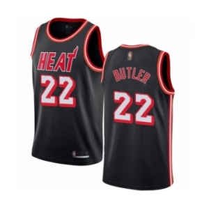 Youth Miami Heat #22 Jimmy Butler Authentic Black Fashion Hardwood Classics Basketball Jersey