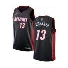 Youth Nike Miami Heat #13 Edrice Adebayo Swingman Black Road NBA Jersey - Icon Edition