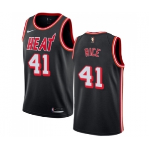 Youth Nike Miami Heat #41 Glen Rice Swingman Black Black Fashion Hardwood Classics NBA Jersey
