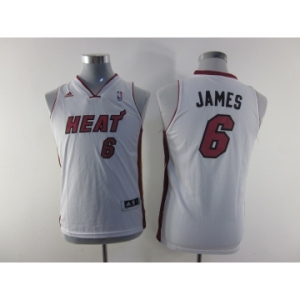 youth nba miami heat #6 james white[revolution 30 swingman]