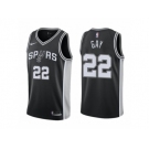 Men Adidas San Antonio Spurs #22 Rudy Gay Swingman 2017-18 Black NBA Jersey