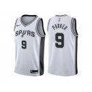 Men Adidas San Antonio Spurs #9 Tony Parker Swingman 2017-18 White NBA Jersey