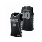 Men' San Antonio Spurs #10 Jeremy Sochan 2022-23 Black Stitched Jersey